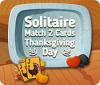 Permainan Solitaire Match 2 Cards Thanksgiving Day