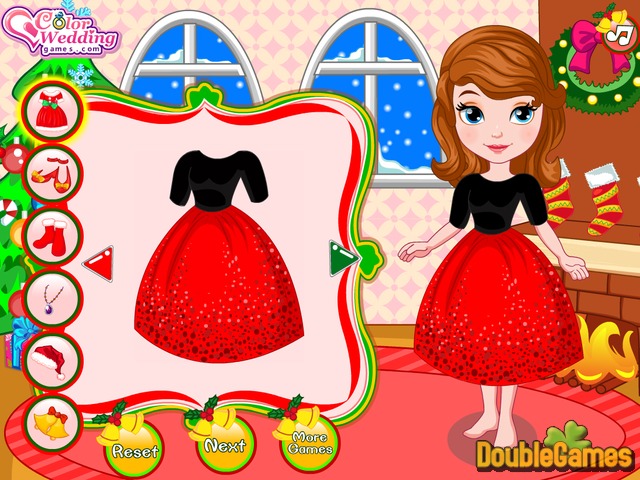 Free Download Princess Sofia Christmas Dressup Screenshot 2